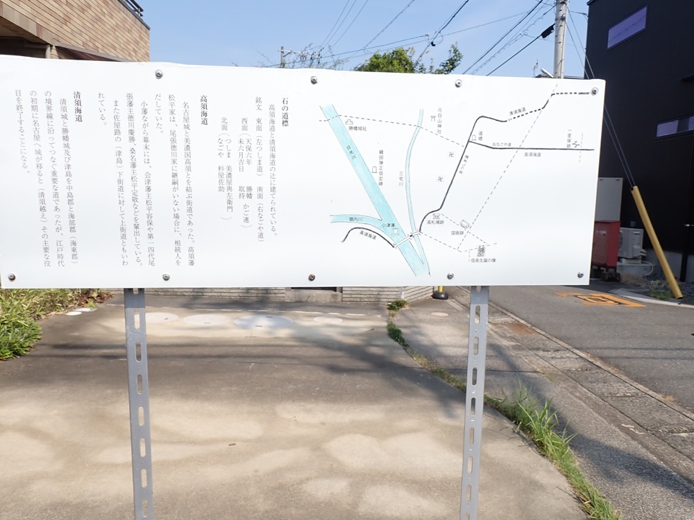 高須街道清須街道分岐